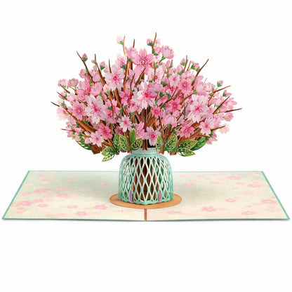 Carte souvenir bouquet de fleurs Bleamo